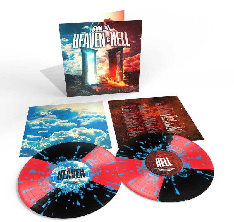 Sum 41 Heaven :X: hell LP multicolor von Sum 41