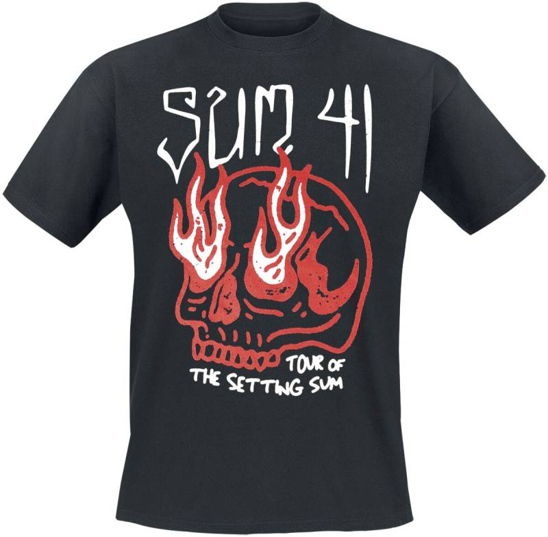 Sum 41 Skull - Tour Shirt 2024 T-Shirt schwarz in XL von Sum 41