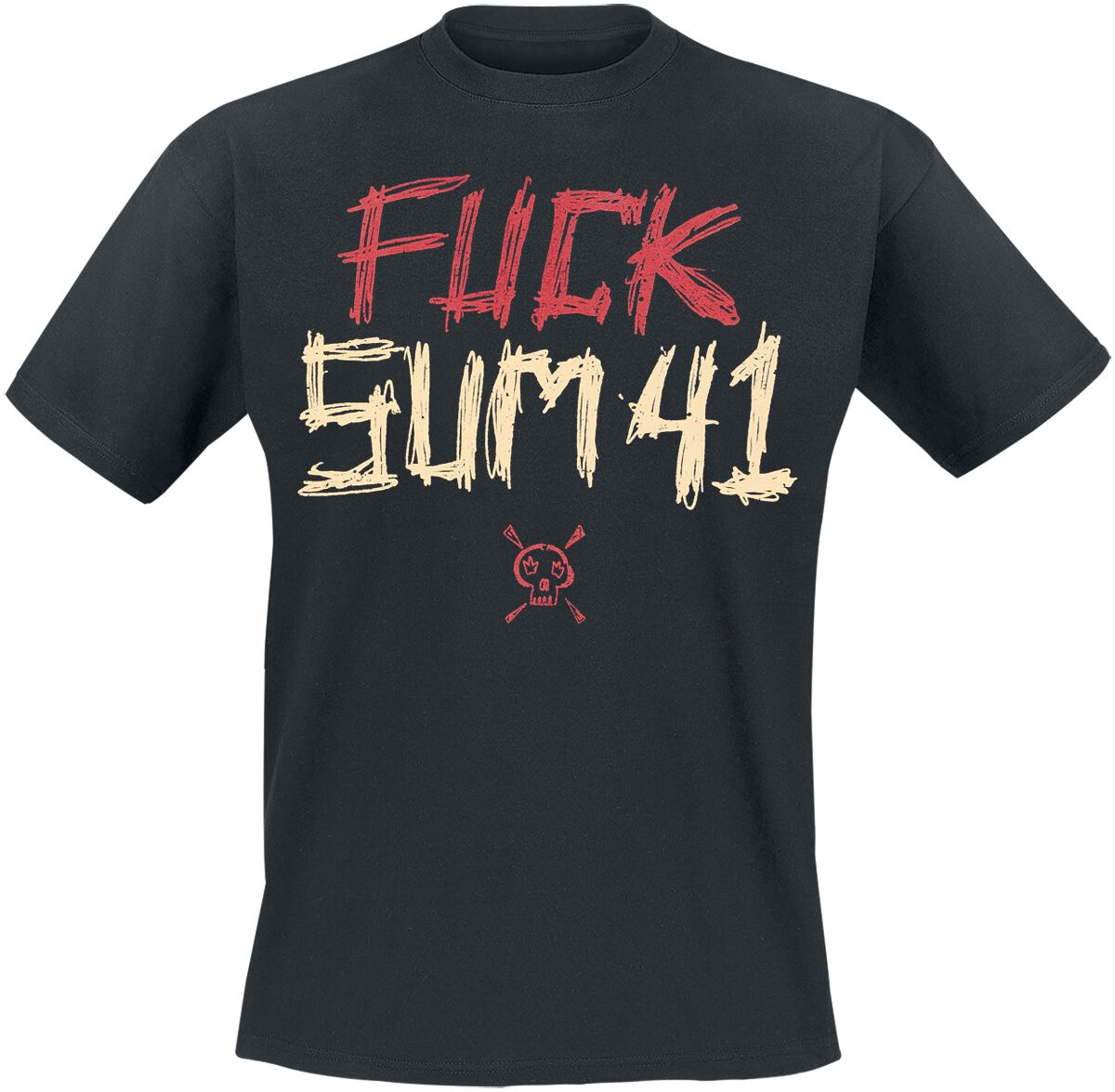 Sum 41 T-Shirt - Fuck Sum 41 - Tour Shirt 2024 - M - für Männer - Größe M - schwarz  - Lizenziertes Merchandise! von Sum 41
