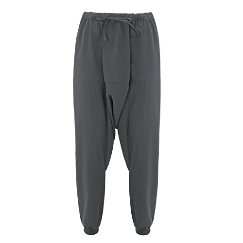 Jogginghose Herrenhose Freizeithose für Herren Herren Pants Sweathose Trousers Sporthose Lose Sportlich Elegant Lockere Passform Japanisch Sweathose Sommer Mehrere Taschen Capri-Jegging Hose mit von Sumeiwilly