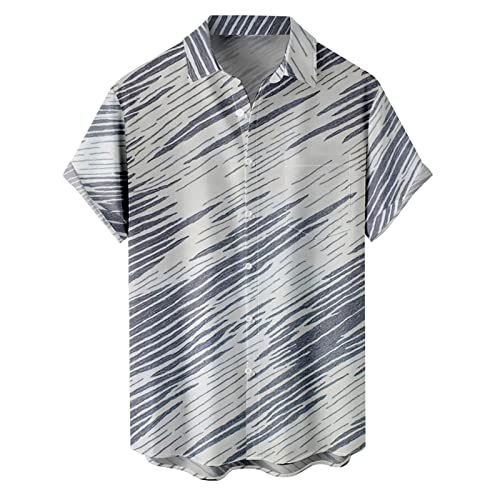 Shirts Tops Oberteile Hawaiihemd Basic Shirt Oversize Verschiedene Musterdrucke Blusen Tshirt Tops für Herren Herren T-Shirt Oberteile Kurz Ärmel Hemden Sommer T-Shirt Herren von Sumeiwilly