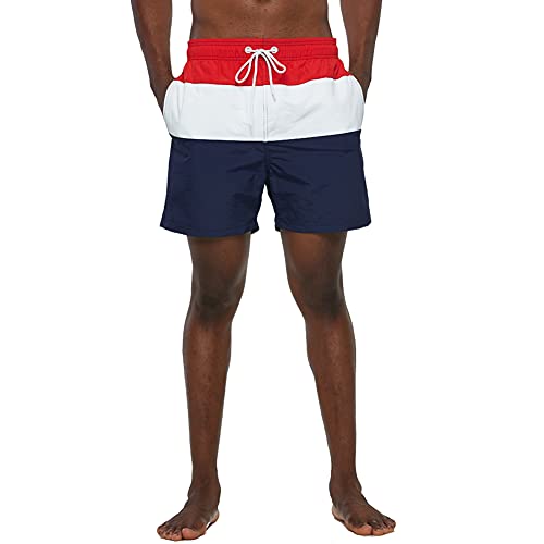 Summer Code Badehose für Herren mit Reißverschlusstasche Männer Schwimmhose Boardshorts für Männer Sporthose kurz, Badehose Herren lang M-4XL von Summer Code