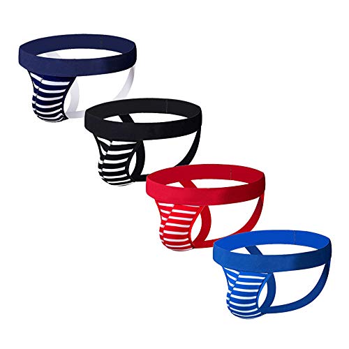 Summer Code Baumwolle Jockstrap Herren 4er / 2er Set Soft Unterwäsche Männer Hipster Sport Suspensorium Summer Code Baumwolle Jockstrap Herren 4er / 2er Set Soft Unterwäsche Männer Hipster Sport Suspensorium von Summer Code