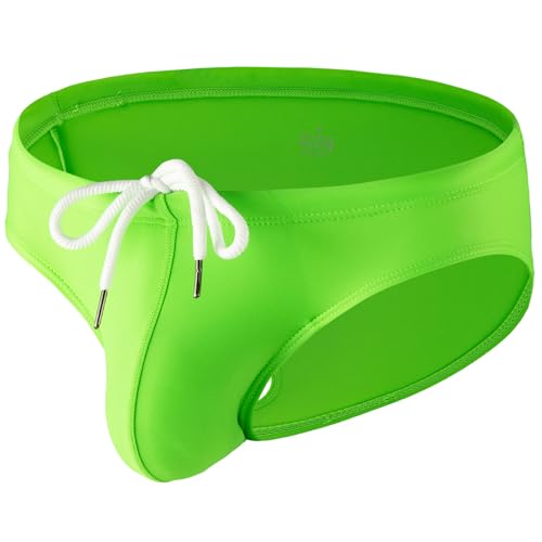 Summer Code Herren Badehose Bade-Sir Slip Form Schwimmhose, Minzgrün, L von Summer Code