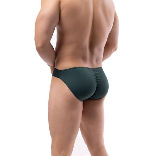 Summer Code Herren Bikini Slips Weiche Atmungsaktive Bulge Pouch Unterwäsche Micro Mesh Elastischer Bund Unterhosen von Summer Code