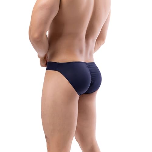 Summer Code Herren Bikini Slips Weiche Atmungsaktive Bulge Pouch Unterwäsche Micro Mesh Elastischer Bund Unterhosen von Summer Code