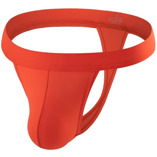 Summer Code Herren G String Tanga Bulge Pouch Slip Thong Low Rise T-Back Unterwäsche Weich Bikini Höschen, Orange, XXL Summer Code Herren G String Tanga Bulge Pouch Slip Thong Low Rise T-Back Unterwäsche Weich Bikini Höschen, Orange, XXL von Summer Code