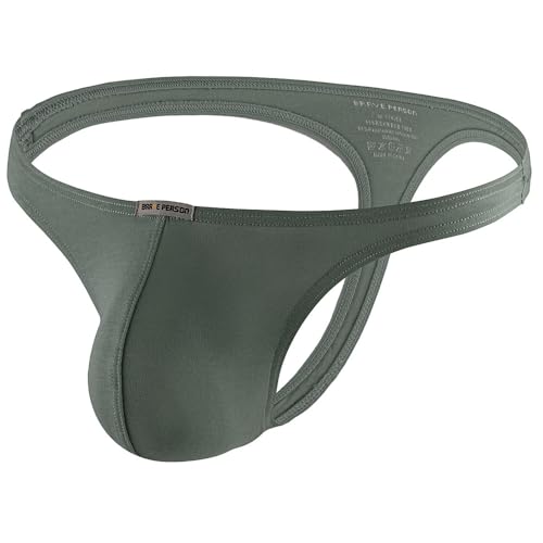 Summer Code Herren G String Tanga Männer Bequeme Slips Thong Unterhosen mit Stretch Low Rise Tanga Unterwäsche von Summer Code