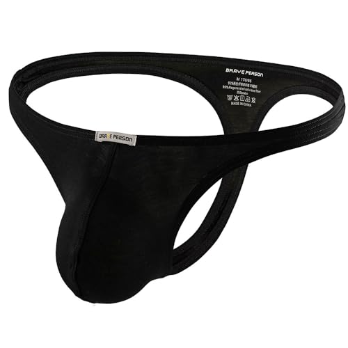 Summer Code Herren G String Tanga Männer Bequeme Slips Thong Unterhosen mit Stretch Low Rise Tanga Unterwäsche von Summer Code
