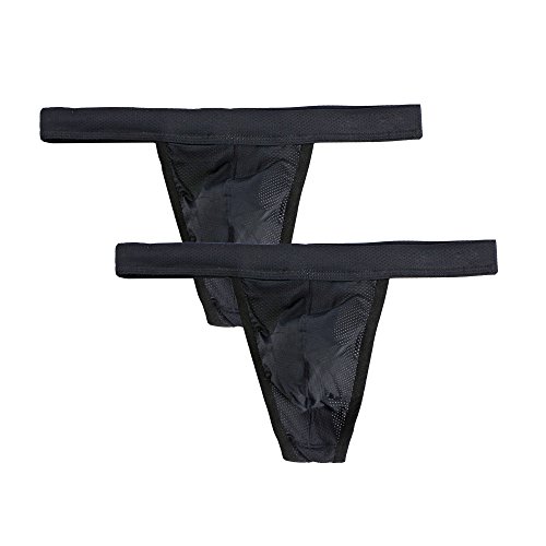 Summer Code Herren Low Rise Mesh Slips String Sexy Tanga Unterwäsche von Summer Code