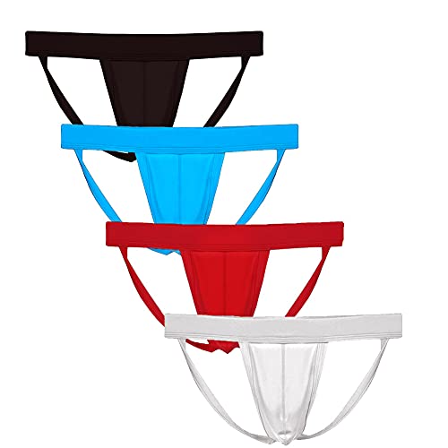 Summer Code Herren Sexy Strings mit Ausbuchtung Bikini Jockstrap Elastisches Thong von Summer Code