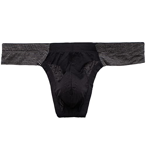 Summer Code Herren Slip Brief Unterwäsche Mesh Netz Unterhosen Tanga Strings für Männer, mit Stretch-Anteil, elastischer Bund Größen S-XXL von Summer Code