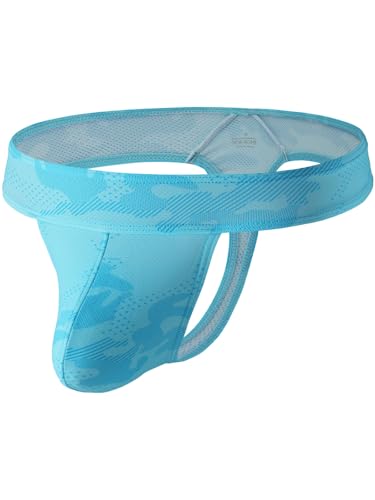 Summer Code Herren Tanga Micro Mesh Männer String Thong Atmungsaktive Unterwäsche mit Ausbuchtung Unterhosen, Himmelblau, L Summer Code Herren Tanga Micro Mesh Männer String Thong Atmungsaktive Unterwäsche mit Ausbuchtung Unterhosen, Himmelblau, L von Summer Code