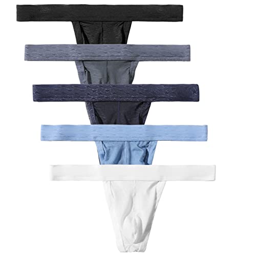 Summer Code Men's Sexy Bulge Pouch Thong Low Rise Y-Back Soft Stretch Underwear for Men von Summer Code