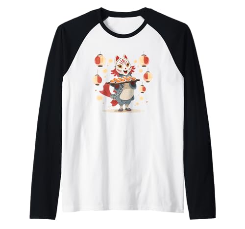 Cooles Japanisches Kulturfestival Kostüm für Jungen und Mädchen Raglan Cooles Japanisches Kulturfestival Kostüm für Jungen und Mädchen Raglan von Summer Festival Outfit