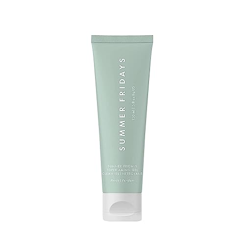 Summer Fridays Super Amino Gel Cleanser - Sanfter täglicher Gesichtsreiniger mit ausgewogenem pH-Wert + Make-up-Entferner - Hilft beruhigend Summer Fridays Super Amino Gel Cleanser - Sanfter täglicher Gesichtsreiniger mit ausgewogenem pH-Wert + Make-up-Entferner - Hilft beruhigend von Summer Fridays