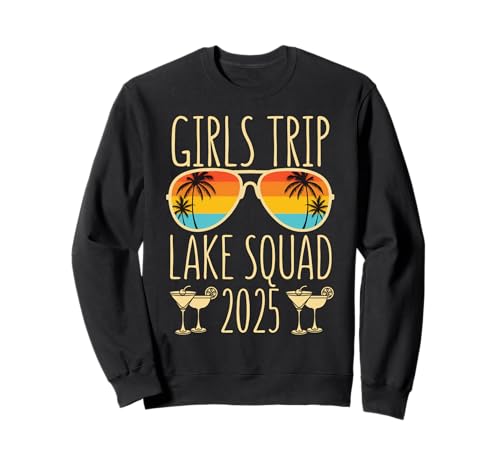 Girls Trip 2025 Lake Squad Sommerurlaub Mädchenwochenende Sweatshirt Girls Trip 2025 Lake Squad Sommerurlaub Mädchenwochenende Sweatshirt von Summer Vacation Girls Trip Lake 2025 Matching