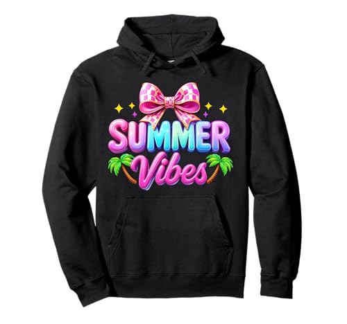 Coole Sommer-Vibes Frauen bunt Hekko Sommer Urlaub Strand Pullover Hoodie Coole Sommer-Vibes Frauen bunt Hekko Sommer Urlaub Strand Pullover Hoodie von Summer Vibes Hello Summer Palm Tree Men Women Kids