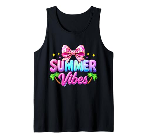 Coole Sommer-Vibes Frauen bunt Hekko Sommer Urlaub Strand Tank Top Coole Sommer-Vibes Frauen bunt Hekko Sommer Urlaub Strand Tank Top von Summer Vibes Hello Summer Palm Tree Men Women Kids