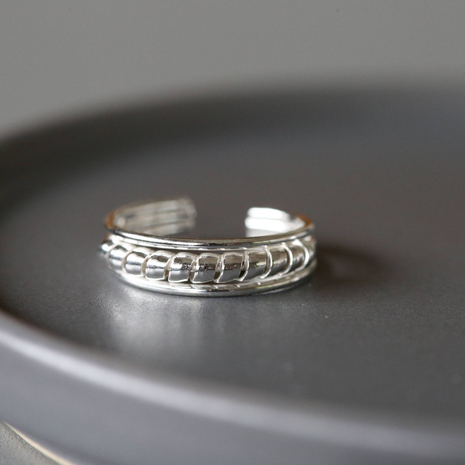Silber Zeh Ring - Verstellbare Zehenring Sterling 925 | 220 von SummerCatSilver