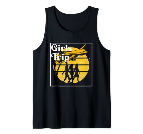 Girls Trip | Urlaub Reisen Sommer | Urlaub Girls Trip Tank Top von Summertime Ocean Plane Beach Summer Trip Gift
