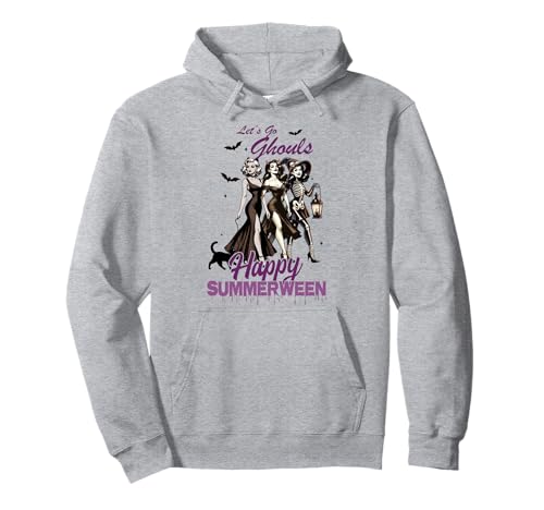 Happy Summerween Ghoul Girl Squad Pullover Hoodie Happy Summerween Ghoul Girl Squad Pullover Hoodie von Summerween Holiday Beach Vibes Vacation