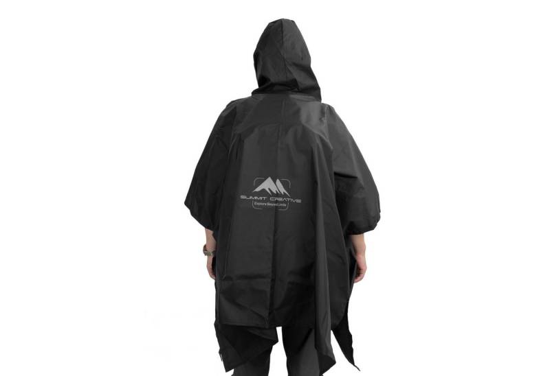Summit Trekkingrucksack Summit-Creative Regenponcho schwarz von Summit