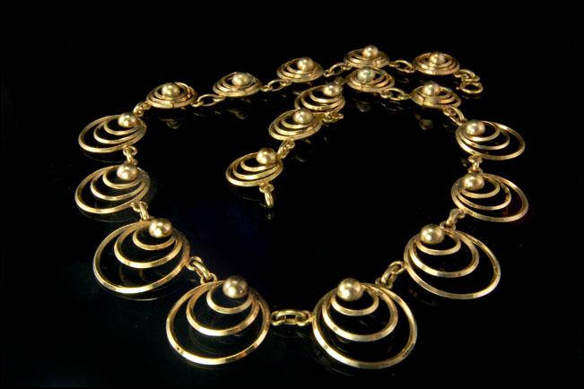 Vintage Moderne Gold Filled Halskette von SummitTreasures