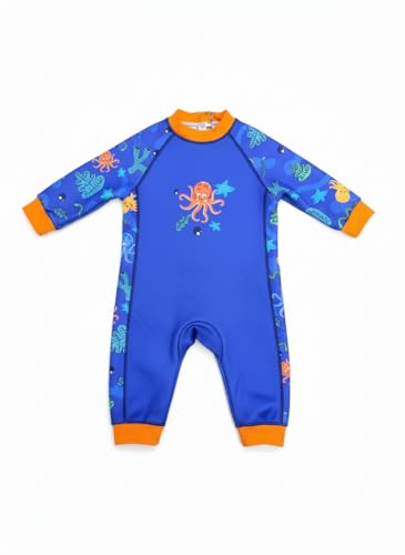 Summshall Baby UV Neoprenanzug | UPF 50+ Sonnenschutz Badeanzug für 0-24 Monate | Schutzanzug Warmhalte Schwimmanzug für Pool, Strand & Wassersport | Chlorbeständig & Schnelltrocknend von Summshall