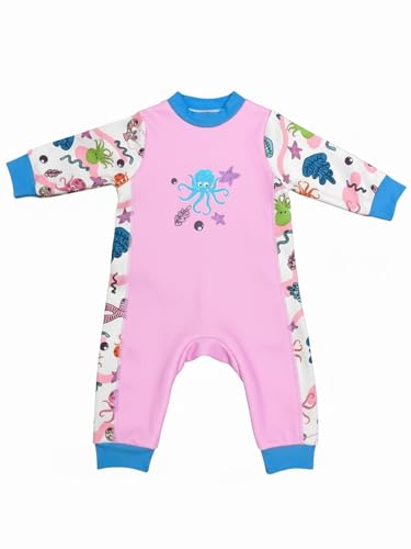 Summshall Baby UV Neoprenanzug | UPF 50+ Sonnenschutz Badeanzug für 0-24 Monate | Schutzanzug Warmhalte Schwimmanzug für Pool, Strand & Wassersport | Chlorbeständig & Schnelltrocknend von Summshall