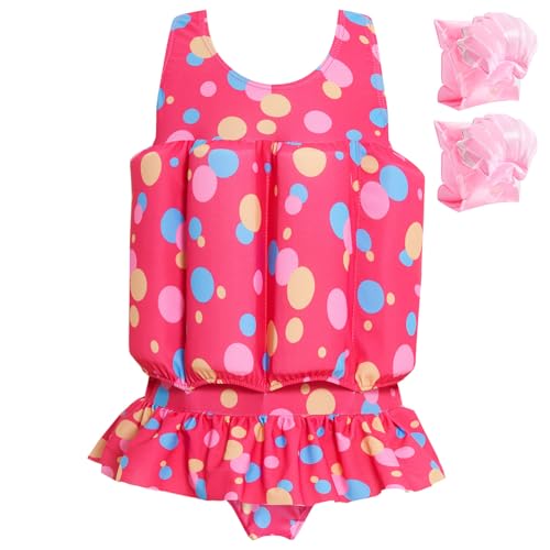 Summshall Badeanzug Baby Mädchen mit Floatation Kleinkind Schwimmtraining Hilfe Schwimmende Badeanzug EIN Stück Schwimmern Badeanzüge von Summshall