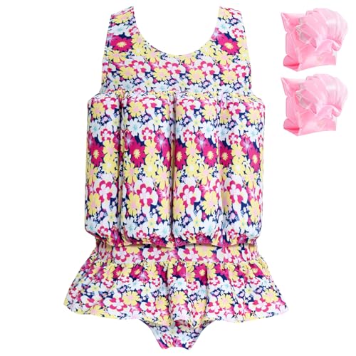 Summshall Badeanzug Baby Mädchen mit Floatation Kleinkind Schwimmtraining Hilfe Schwimmende Badeanzug EIN Stück Schwimmern Badeanzüge von Summshall