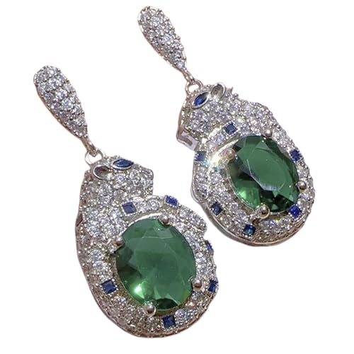 Sumpgle Damen-Schmuck-Set, Smaragd, klassisch, elegant, für den täglichen und abendlichen Anlass von Sumpgle