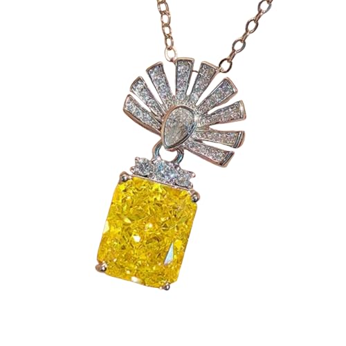 Sumpgle Orientalischer Edelstein-Schmuck-Set mit Eisschliff, Zinnoberrot, Fächer-Anhänger mit hochklarem Kristallring, rosa Frostorhrringe für Damen von Sumpgle