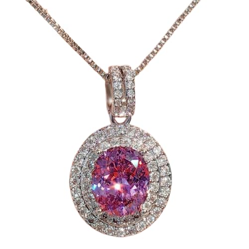 Sumpgle Jewelry Set Women Italian Filigree Ring Icy Cut Pendant Cubic Zirconia Champagne Pink Designer Gift Idea von Sumpgle