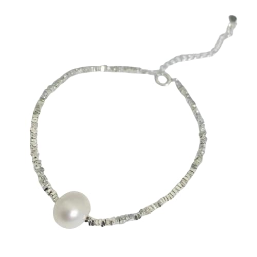 Sumpgle Silver Pearl Necklace Set Women Collarbone Chain Geometric Bracelet Designer Style Gift Idea Sumpgle Silver Pearl Necklace Set Women Collarbone Chain Geometric Bracelet Designer Style Gift Idea von Sumpgle