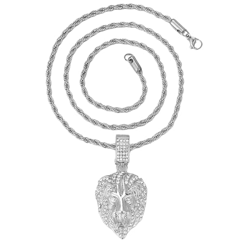 Sumpgle Statement-Halskette aus Metall, Hip-Hop-Stil, dick als Geschenk von Sumpgle