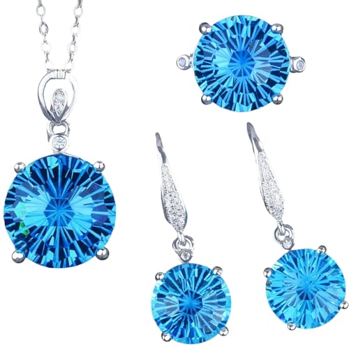Sumpgle Synthetic Topaz Citrine Jewelry Set Modern Elegant Firework Cut Open Ring Design Everyday Wear for Women Gift Sumpgle Synthetic Topaz Citrine Jewelry Set Modern Elegant Firework Cut Open Ring Design Everyday Wear for Women Gift von Sumpgle