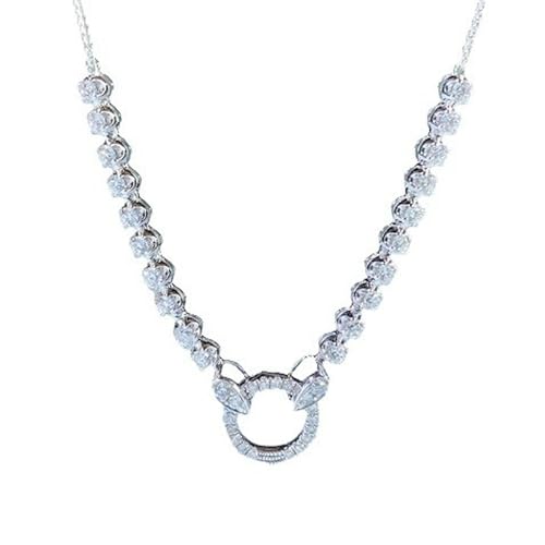 Sumpgle Zarter Zirkonia-Halskettenanhänger für Damen von Sumpgle