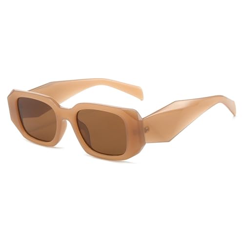 UV400-Schutz, quadratisch, zierlicher Rahmen, eckig, facettiertes Design, Metallscharnier-Detail, Damen, Nachtveranstaltungen, Geschenk, Jelly Teal/Teal von Sumpgle