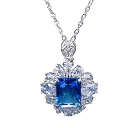 Women's Simulated Multigem Jewelry Set Asscher-Cut Ring Earrings Pendant Sunset Hues Trio Gift von Sumpgle