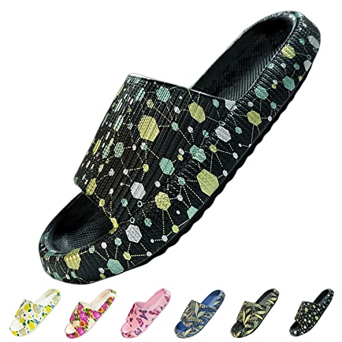 Sumvov Cozyslides Original Damen Schlappen 100% EVA Super Weich Rutschfest Badeschuhe Cozislides Original Hausschuhe Damen von Sumvov