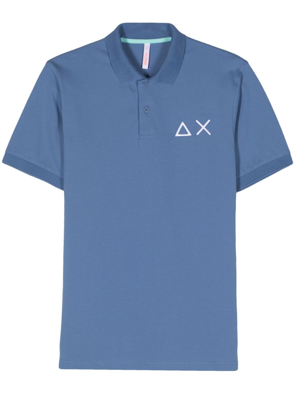 Sun 68 AX Poloshirt aus Pikee - Blau von Sun 68