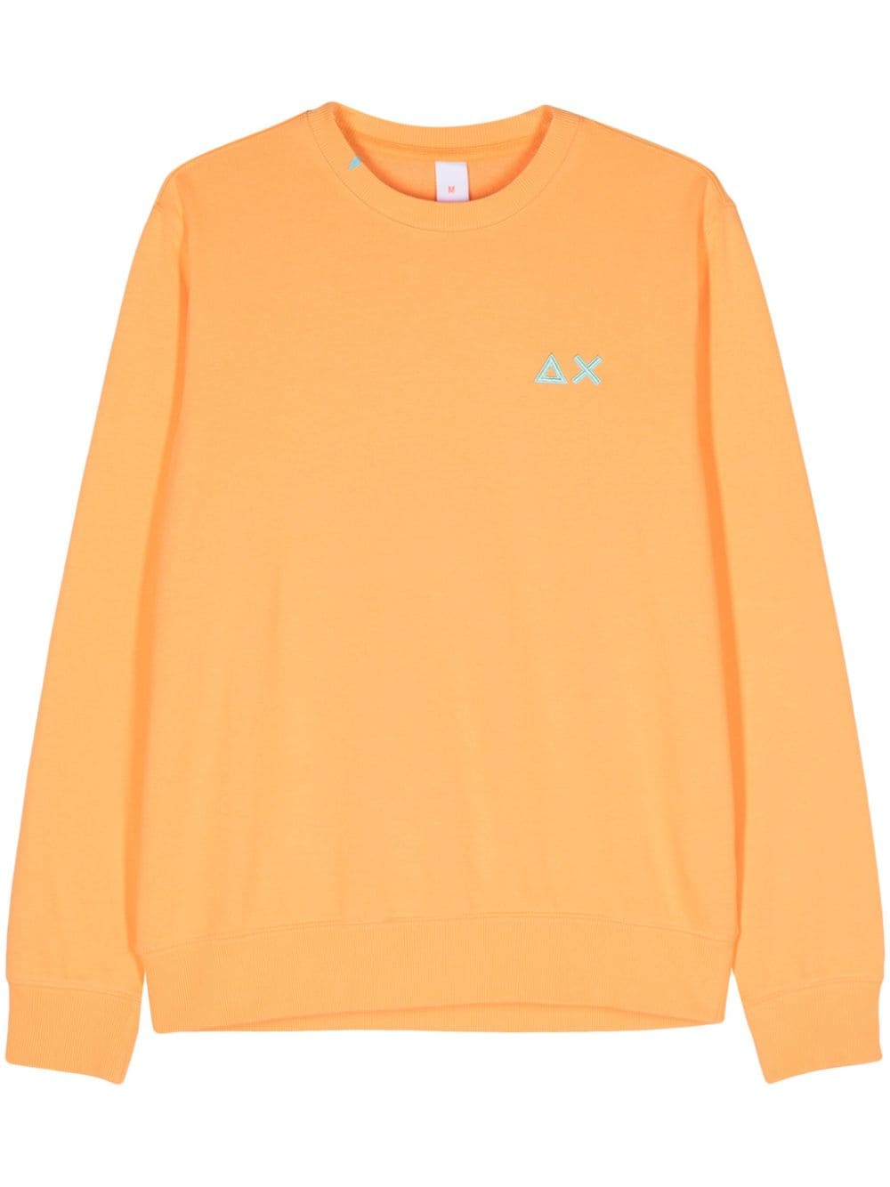 Sun 68 Sweatshirt mit Logo-Stickerei - Orange von Sun 68