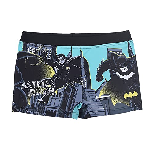 Batman und Robin Kinder Badehose Jungen Badeshorts Badepants, Größe Kids:140 von Sun City