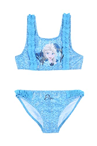 Disney Frozen Badeanzug für Meer, Pool, offizielles Lizenzprodukt für Mädchen, Sommer, blau, 4 Jahre von Sun City