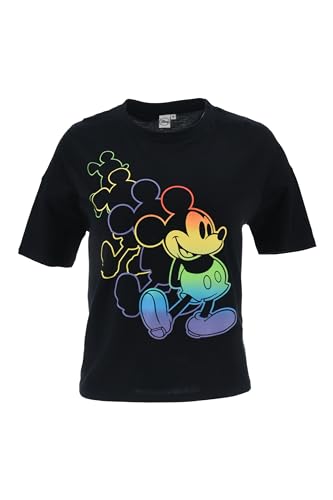 Disney Mickey Mouse T-Shirt Mickey Mouse Kurzarmshirt für Jungen, Herren, Schwarz , XL von Sun City