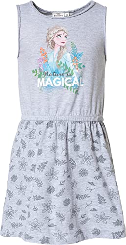 Frozen Anna ELSA T-Shirt Sommer Kleid 100% Bio-Baumwolle grau 104 von Sun City