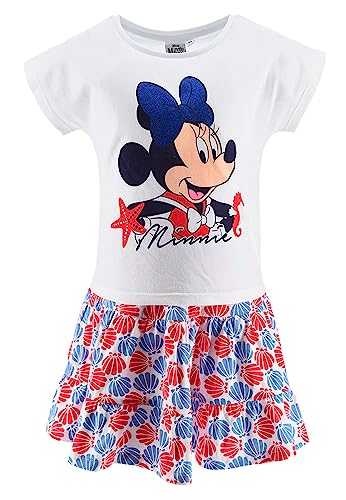 Sun City Minnie Mouse Kinder Sommer-Set Mädchen T-Shirt und Rock, Größe Kids:104 von Sun City