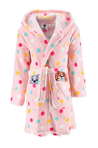 Paw Patrol Bademantel für Mädchen Kapuzenbademantel Robe Coral Fleece warm Flauschig Hausanzug Geschenk HellRosa-104 von Sun City